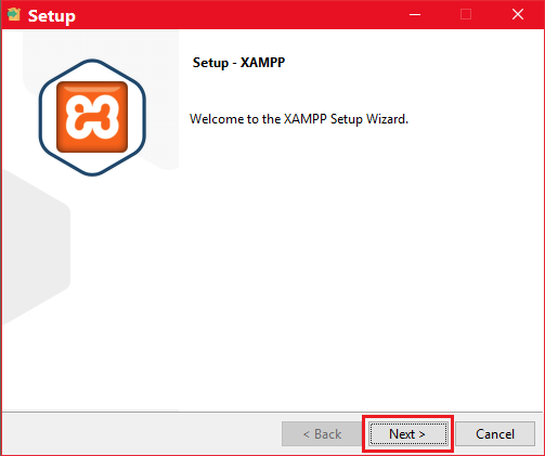 xampp installation step 4