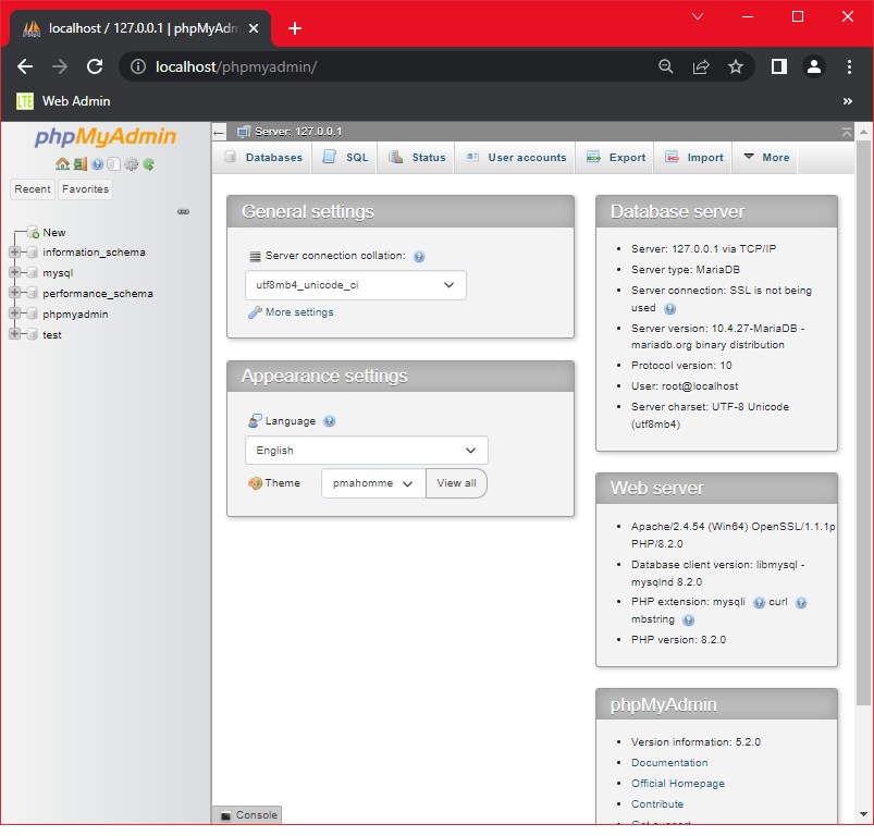 xampp installation step 20